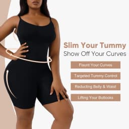 Lilvigor Women's Seamless Shapewear Tummy Control Body Shaper Comfortable for Women Under Dress Thigh Slimmer Bodysuit Girdle