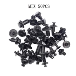 50 Pcs Mix Universal Dashboard DVD CD Console Panel Moulding Trim Plastic Retainer Clip Car Fastener