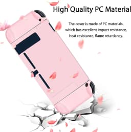 For Nintend Switch Dockable Switch Protective Case Cover JoyCon Controllers with Glass Screen Protector, Anti-Scratch Shock-Ab