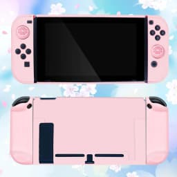 For Nintend Switch Dockable Switch Protective Case Cover JoyCon Controllers with Glass Screen Protector, Anti-Scratch Shock-Ab