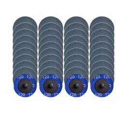 2' Zirconia Quick Change Sanding Discs Roll Lock R-Type Sandpaper Abrasive Disc 50mm 1/4' Holder Paint Rust Removal