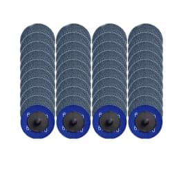 2' Zirconia Quick Change Sanding Discs Roll Lock R-Type Sandpaper Abrasive Disc 50mm 1/4' Holder Paint Rust Removal