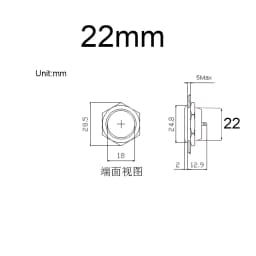 Electric Waterproof Power 12v Led Momentary Mini Push Button Switch Micro Pressure Switches 220v 24v Smart Home 12mm