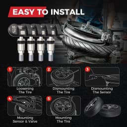 Autel MX-Sensor 433 315MHZ TPMS Sensor MaxiTPMS Tire Pressure Monitor Tester Tire Repair Tools Scanner Programming MX-Sensor