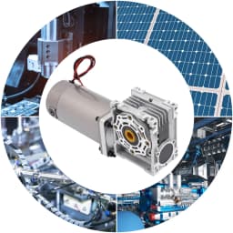 300W DC 24V Worm Gear Motor with Reducer Gearbox Speed Adjustable Electric NLRV Gear Motor Self-Locking 1800RPM