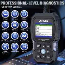 ANCEL TD700 OBD2 Scanner for Toyota/Lexus/Scion All System Transmission TPMS Relearn ABS Engine Car Diagnostic Scan Tool