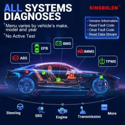 Lifetime Free Update KINGBOLEN K7 ALL System Car Diagnostic Tools ECU Coding Active Test 28 Resets PK LAUNCH X431 CRP919E BT