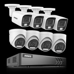 ANNKE H.265+ 8CH 5MP DVR Security Surveillance Kits 8pcs 5MP PIR Outdoor Cameras IP67 Weatherproof DVR SECUR Camera System Alarm