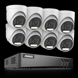 ANNKE H.265+ 8CH 5MP DVR Security Surveillance Kits 8pcs 5MP PIR Outdoor Cameras IP67 Weatherproof DVR SECUR Camera System Alarm