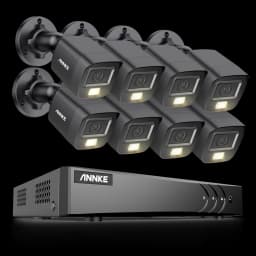 ANNKE H.265+ 8CH 5MP DVR Security Surveillance Kits 8pcs 5MP PIR Outdoor Cameras IP67 Weatherproof DVR SECUR Camera System Alarm