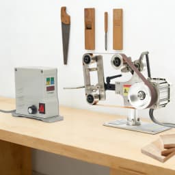 550W Desktop Belt Sander DIY Polishing Grinding Machine 5000rpm Abrasive Belt Machine for Metal Processing/Jewelry Making