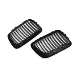 Front Hood Kidney Grille Grill Gloss Black High Quality ABS Plastic For BMW 3 Series M3 E36 1996 1997 1998 1999