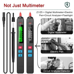 BSIDE Digital Multimeter Pen Type Smart multitester Auto Range DC AC Voltage Capacitance Ohm NCV Hz Diode Live wire Tester Meter