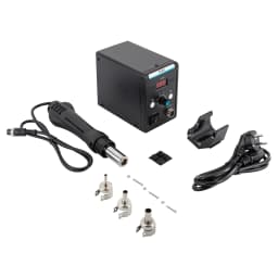 700W Hot Air Rework SMD Soldering Station With Heat Gun Set Temperature LED Screen Display For Electronics Repairs
