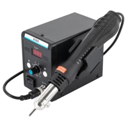 700W Hot Air Rework SMD Soldering Station With Heat Gun Set Temperature LED Screen Display For Electronics Repairs
