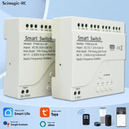 Tuya Smart Wifi Motor Switch Module 12V 32V 220V RF 433 Radio Remote Control 4 Channels Inching Relay for Alexa Google Home