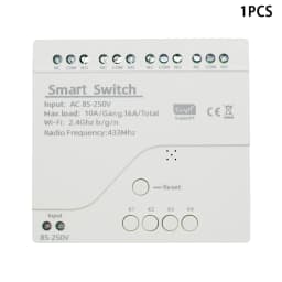 Tuya Smart Wifi Motor Switch Module 12V 32V 220V RF 433 Radio Remote Control 4 Channels Inching Relay for Alexa Google Home