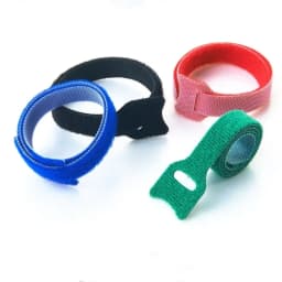 50Pcs Nylon Fastening Cable Ties Adjustable Cord Ties,Cable Management Straps Hook Loop Cord Organizer Wire Ties Reusable