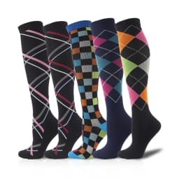 3/6/7 Pairs/Pack Compression Socks Women Men Knee High 30 MmHg Running Sports Socks Edema Diabetes Varicose Veins Socks Dropship