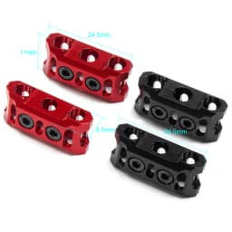 AXSPEED Aluminum Alloy ESC Motor Cable Manager Wire Fixed Clamp Buckle Prevent Tangled Line Clip Tool for RC Climbing Model Car