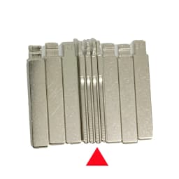 Keychannel 10PCS 54# Xhorse KD Blade HU83 Car Key Blade For Xhorse VVDI KD KEYDIY Flip Remote For Citroen Peugeot Replace Blade