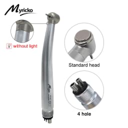 Dental High Speed Handpiece  Myricko 2/4 Hole Push Button Air Turbine Dentist Drills Odontologia Tools