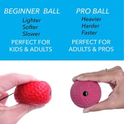 Boxing Reflex Ball Set 3 Difficulty Level Boxing Balls with Adjustable Headband for Punching Speed Reaction Agility Training