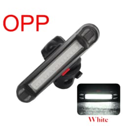 Ultra Bright Bike Tail Light USB Rechargeable Bicycle LED Rear Lamp for Road MTB Helmets Easy to Install for Safety