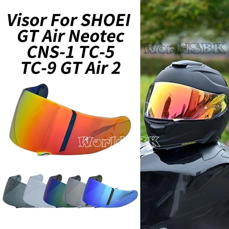 Helmet Visor for SHOEI GT Air Neotec CNS-1 TC-5 TC-9 GT Air 2 Helmet Shield Uv Cut Casco Moto Face Shield Visera Windshield