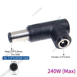 5.5x2.5mm Female Jack Universal Dc Power Supply Adapter Connector Plug for 180W 230W Universal Laptop Charger for Lenovo Hp Asus