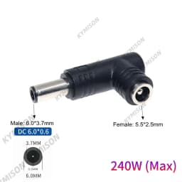 5.5x2.5mm Female Jack Universal Dc Power Supply Adapter Connector Plug for 180W 230W Universal Laptop Charger for Lenovo Hp Asus