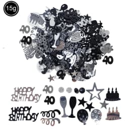 15g/pack Confetti Gold Happy Birthday Number Figure 16 18 20 21 25 30 40 50 60 Table Confetti Decor Anniversary Party Supplies