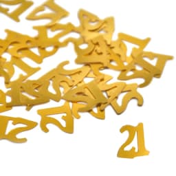 15g/pack Confetti Gold Happy Birthday Number Figure 16 18 20 21 25 30 40 50 60 Table Confetti Decor Anniversary Party Supplies