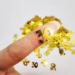15g/pack Confetti Gold Happy Birthday Number Figure 16 18 20 21 25 30 40 50 60 Table Confetti Decor Anniversary Party Supplies