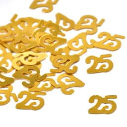 15g/pack Confetti Gold Happy Birthday Number Figure 16 18 20 21 25 30 40 50 60 Table Confetti Decor Anniversary Party Supplies