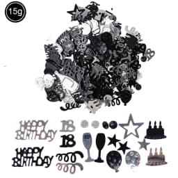 15g/pack Confetti Gold Happy Birthday Number Figure 16 18 20 21 25 30 40 50 60 Table Confetti Decor Anniversary Party Supplies