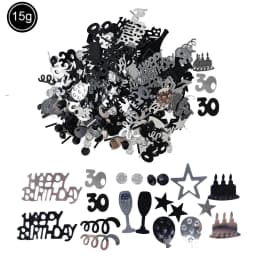 15g/pack Confetti Gold Happy Birthday Number Figure 16 18 20 21 25 30 40 50 60 Table Confetti Decor Anniversary Party Supplies