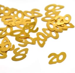 15g/pack Confetti Gold Happy Birthday Number Figure 16 18 20 21 25 30 40 50 60 Table Confetti Decor Anniversary Party Supplies