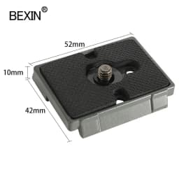 Manfrotto Quick Release Plate with Special Adapter (200PL) for Manfrotto 323 460MG,468RC,486RC2 DSLR Camera Tripod Ball Head