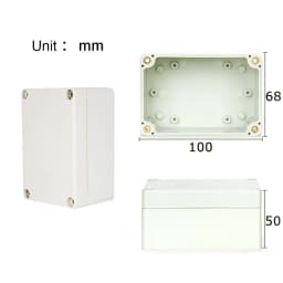 IP67 Outdoor Waterproof Case DIY Electronic Enclosure Wire Junction Plastic Box for Electronic Project Electrical Cable Plastic