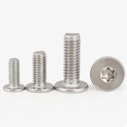 10pcs/lot M1.6 M2 M2.5 M3 M4 M5 M6 M8 304 Stainless Steel CM Six-Lobe Torx Ultra Thin Super Low Flat Wafer Head Screw Bolt