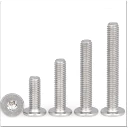 10pcs/lot M1.6 M2 M2.5 M3 M4 M5 M6 M8 304 Stainless Steel CM Six-Lobe Torx Ultra Thin Super Low Flat Wafer Head Screw Bolt
