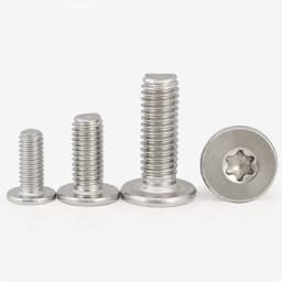 10pcs/lot M1.6 M2 M2.5 M3 M4 M5 M6 M8 304 Stainless Steel CM Six-Lobe Torx Ultra Thin Super Low Flat Wafer Head Screw Bolt