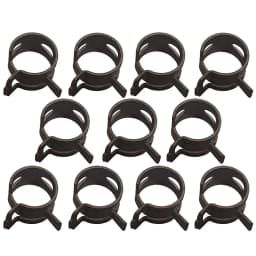 Free shipping 10pcs Hose Clamps Fuel Hose Line Water Pipe Clamp Hoops Air Tube Fastener Spring Clips M6-32mm