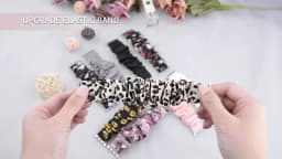 Leopard Strap For Apple Watch Band 40mm 44mm 42mm 49mm Elastic Nylon Bracelet IWatch Ultra 3 Series 11 10 SE 6 7 8 9 45mm 41mm