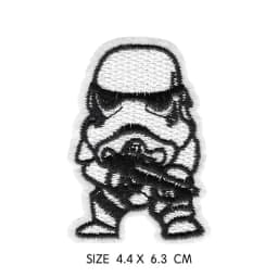 Cartoon Anime Two Squirrels Chip 'N' Dale Patch Iron On Embroidered Clothes Patches For Girl Boy Clothing Stickers Decoration