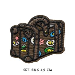 Cartoon Anime Two Squirrels Chip 'N' Dale Patch Iron On Embroidered Clothes Patches For Girl Boy Clothing Stickers Decoration