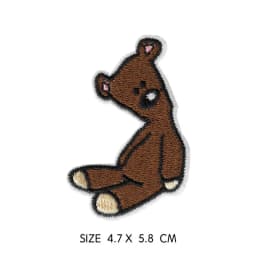 Cartoon Anime Two Squirrels Chip 'N' Dale Patch Iron On Embroidered Clothes Patches For Girl Boy Clothing Stickers Decoration