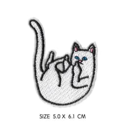 Cartoon Anime Two Squirrels Chip 'N' Dale Patch Iron On Embroidered Clothes Patches For Girl Boy Clothing Stickers Decoration