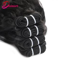 Natural Wave Human Hair Bundles 4 PCS Can Be Dyed Indian Virgin Human Hair Extensions 12-30 Inche Free Shipping Bundle Deals